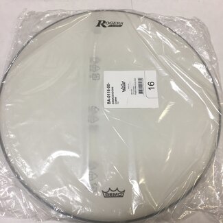ROGERS Rogers - RBH16A - Logo Drum Head 16" Coated White