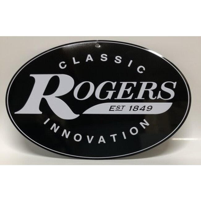 Rogers - RA-RMLS - Logo Metal Sign  12" x 8" Oval logo