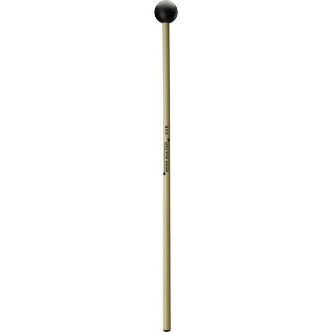 Mike Balter 101R Round Black Rubber Rattan Extra Soft Marimba Mallets - B101R (Discontinued)