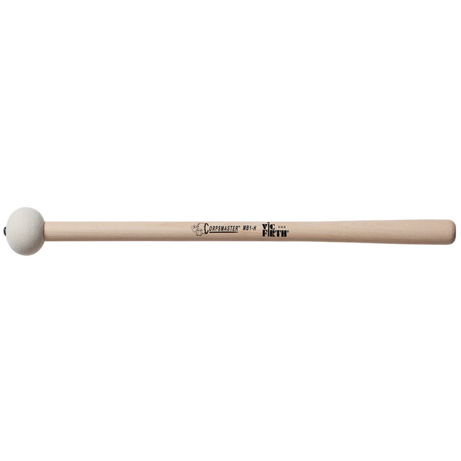 Vic Firth - MB1H - Corpsmaster Bass mallet -- small head -- hard