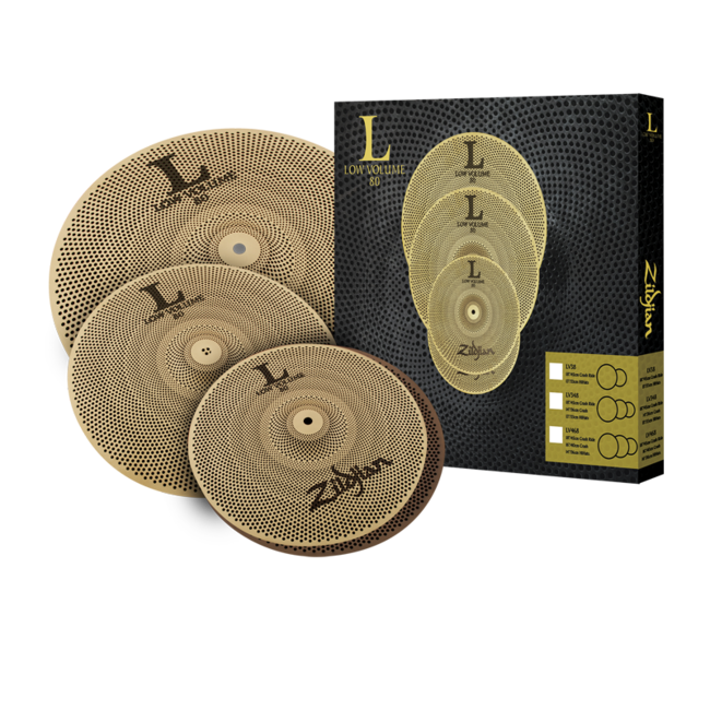 Zildjian - LV348 - Low Volume L80 13/14/18 Cymbal Pack