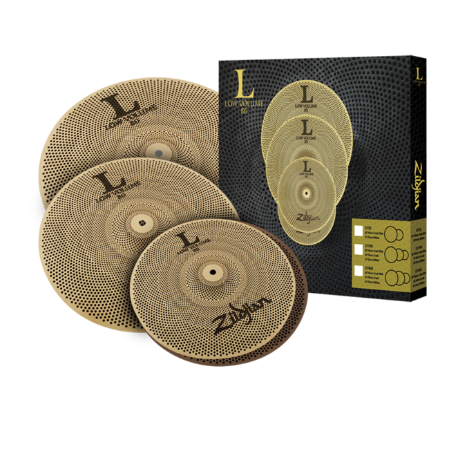 Zildjian - LV468 - Low Volume L80 14/16/18 Cymbal Pack
