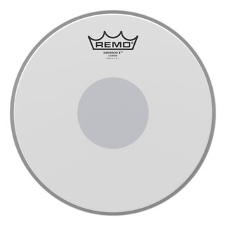 Remo Remo - BX-0110-10- - **Special Order**, Batter, Emperor X, Coated, Black Dot Bottom, 10" Diameter