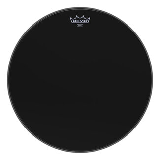 Remo Remo - BE-0018-ES- - **Special Order**, Batter, Emperor, Ebony, 18" Diameter