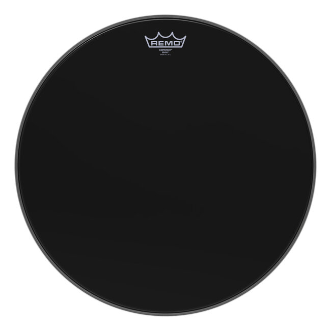 Remo - BE-0018-ES- - **Special Order**, Batter, Emperor, Ebony, 18" Diameter