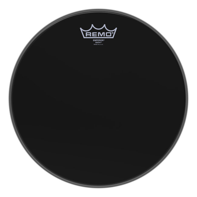 Remo - BE-0012-ES- - Batter, Emperor, Ebony, 12" Diameter
