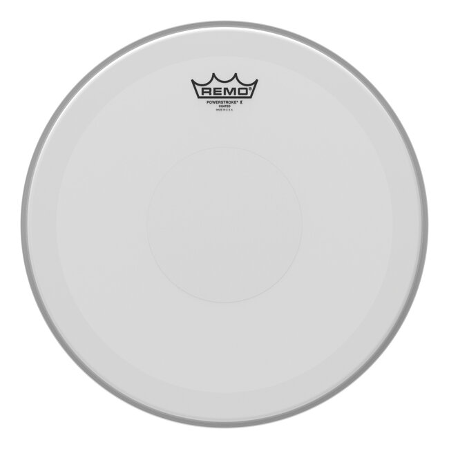Remo - PX-0115-C2- - **Special Order**, Batter, Powerstroke X, Coated, 15" Diameter, Clear Dot On Top