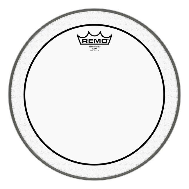 Remo - PS-0312-00- - Batter, Pinstripe, Clear, 12" Diameter