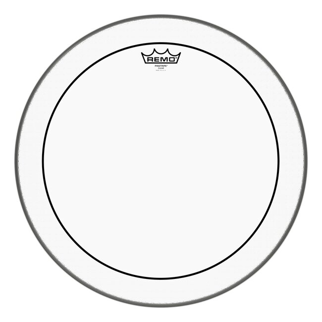 Remo - PS-0318-00- - Batter, Pinstripe, Clear, 18" Diameter
