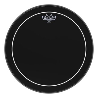 Remo Remo - ES-0615-PS- - Batter, Pinstripe, Ebony, 15" Diameter