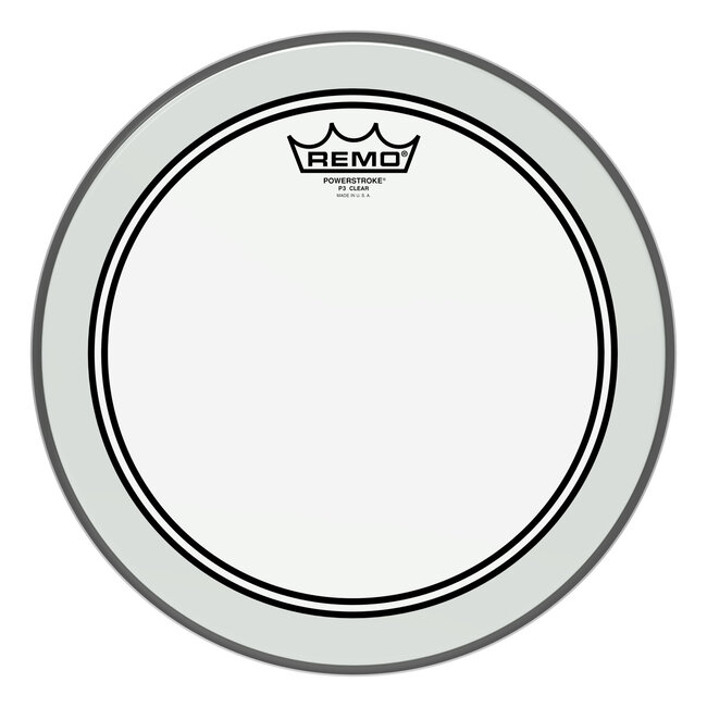 Remo - P3-0312-BP- - Batter, Powerstroke 3, Clear, 12" Diameter