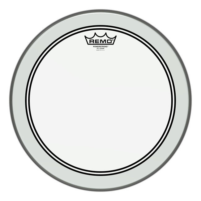 Remo - P3-0313-BP- - Batter, Powerstroke 3, Clear, 13" Diameter
