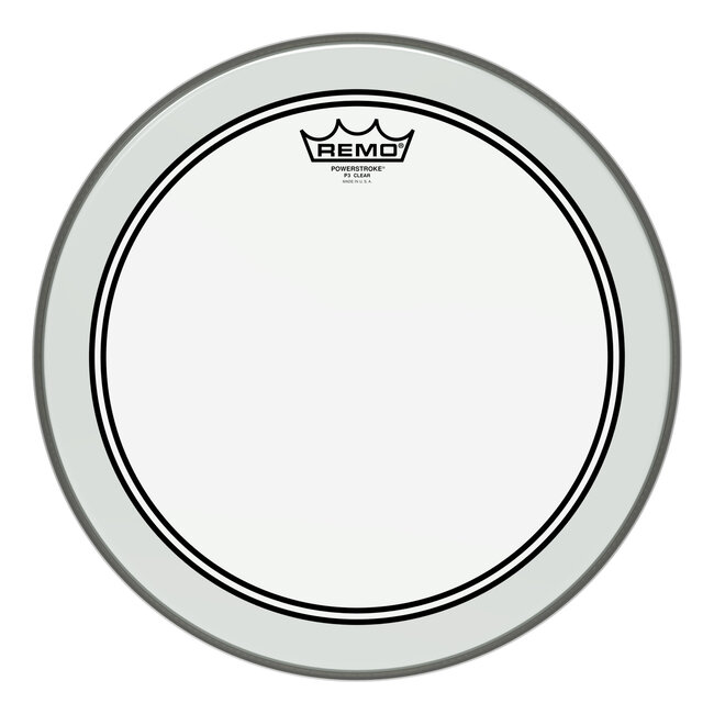 Remo - P3-0314-BP- - Batter, Powerstroke 3, Clear, 14" Diameter