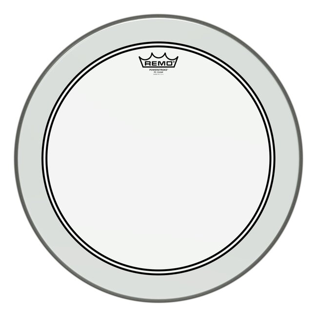 Remo - P3-0318-BP- - Batter, Powerstroke 3, Clear, 18" Diameter