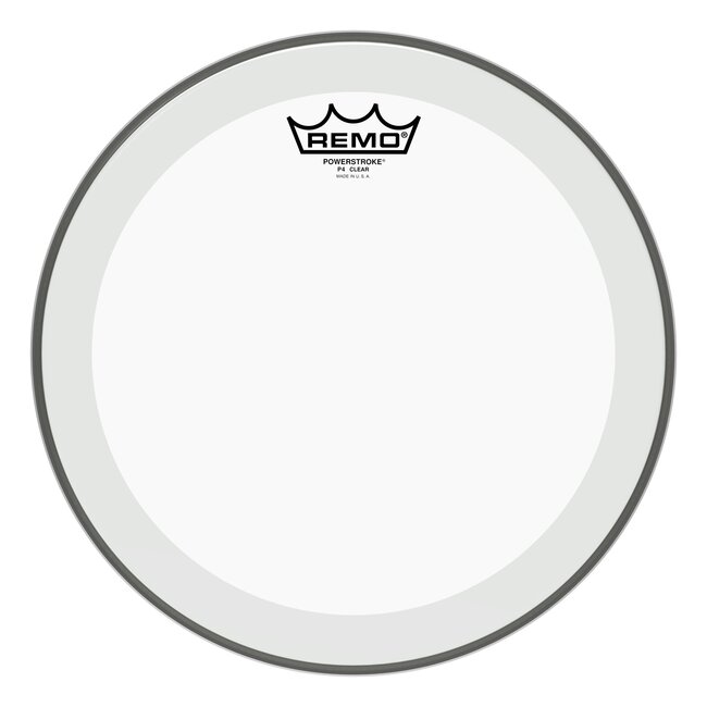 Remo - P4-0312-BP- - Batter, Powerstroke 4, Clear, 12" Diameter