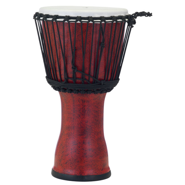 Pearl - PBJVR10699 - 10" Rope Tuned Djembe In #699 Molten Scarlet (Discontinued)