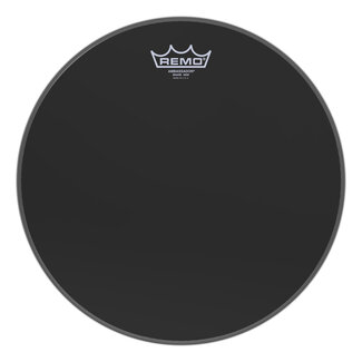 Remo Remo - SA-0413-TD- - **Special Order**, Snare Side, Ambassador, Ebony, 13" Diameter, Low Collar