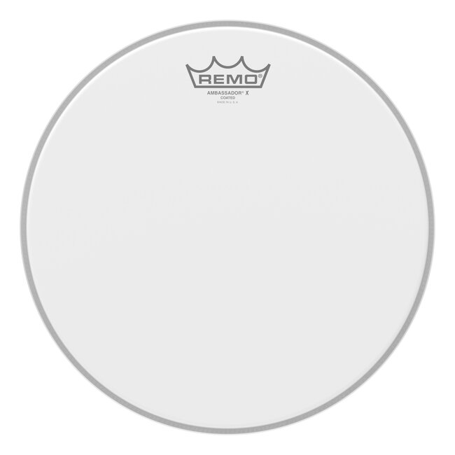 Remo - AX-0112-00- - Batter, Ambassador X, Coated, 12" Diameter