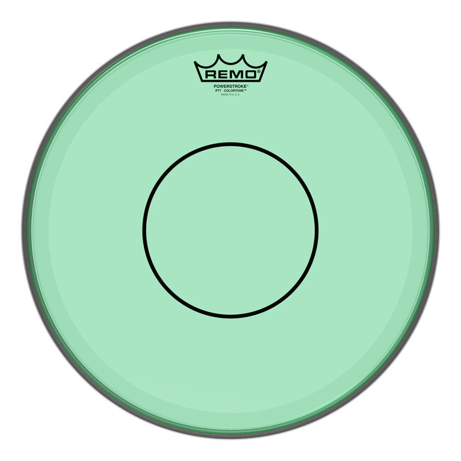 Remo - P7-0314-CT-GN - Batter, Powerstroke 77, Colortone, 14" Diameter, Green