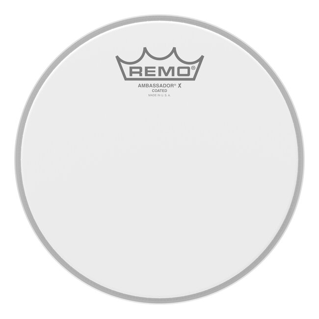 Remo - AX-0108-00- - Batter, Ambassador X, Coated, 8" Diameter