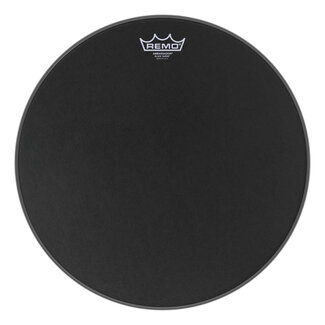Remo Remo - BA-0816-ES- - Batter, Ambassador, Black Suede, 16" Diameter
