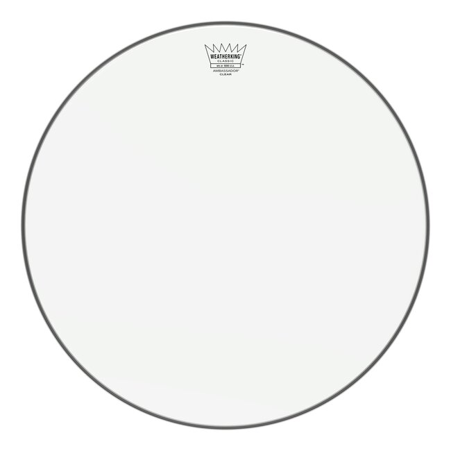 Remo - CL-0318-BA- - Batter, Ambassador, Classic, Clear, 18" Diameter