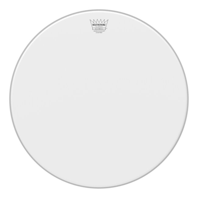Remo - CL-0118-BA- - Batter, Ambassador, Classic, Coated, 18" Diameter