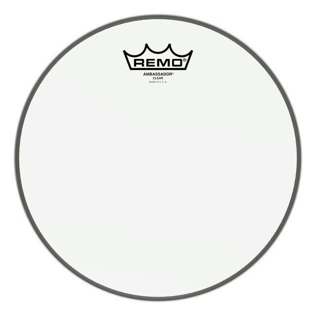 Remo - BA-0310-00- - Batter, Ambassador, Clear, 10" Diameter