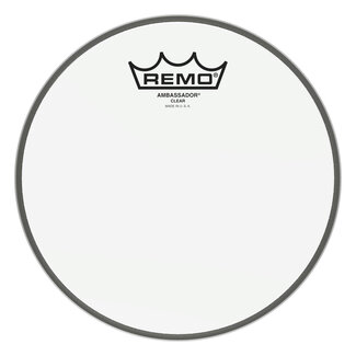 Remo Remo - BA-0308-00- - Batter, Ambassador, Clear, 8" Diameter