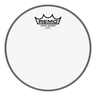 Remo Remo - VE-0308-00- - Batter, Vintage Emperor, Clear, 8'' Diameter