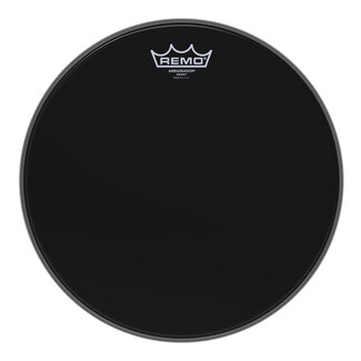 Remo Remo - ES-0013-00- - Batter, Ambassador, Ebony, 13" Diameter