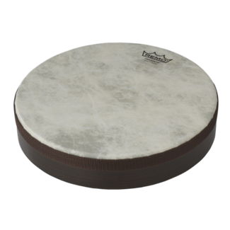 Remo Remo - HD-8510-00- - Frame Drum, Fiberskyn, 10" X 2", Fixed Fiberskyn Drumhead, Laminate Wood Grain, Brown