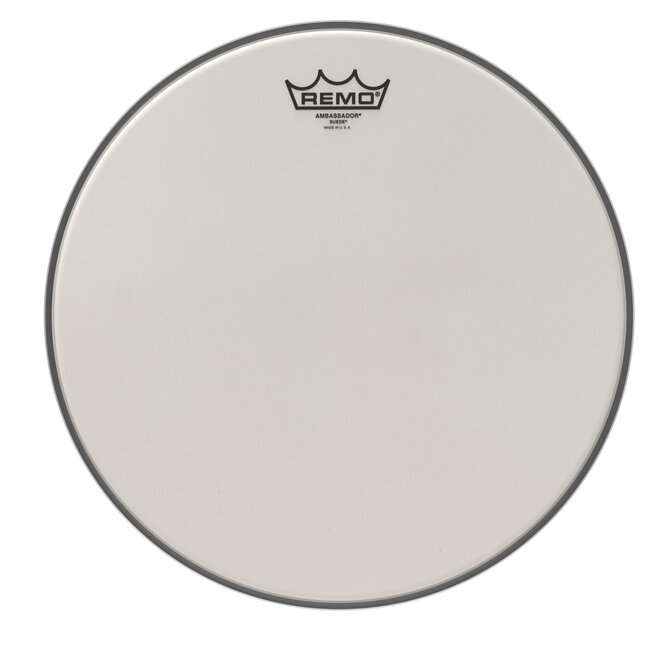 Remo - BA-0814-00- - Batter, Ambassador, Suede, 14" Diameter