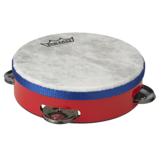 Remo Remo - TA-1506-52- - Kids Make Music Instrument, Tambourine, 6"X 1.68", Red