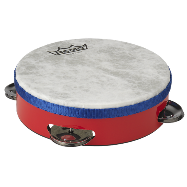 Remo - TA-1506-52- - Kids Make Music Instrument, Tambourine, 6"X 1.68", Red