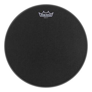 Remo Remo - BX-0814-10- - Batter, Black X, 14" Diameter, Black Dot Bottom