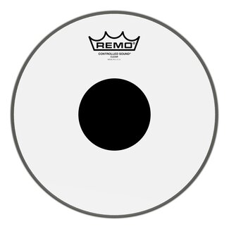 Remo Remo - CS-0310-10- - Batter, Controlled Sound, Clear, 10" Diameter, Black Dot On Top