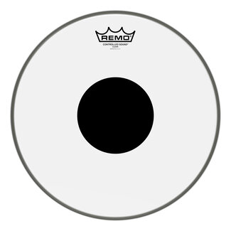 Remo Remo - CS-0313-10- - Batter, Controlled Sound, Clear, 13" Diameter, Black Dot On Top
