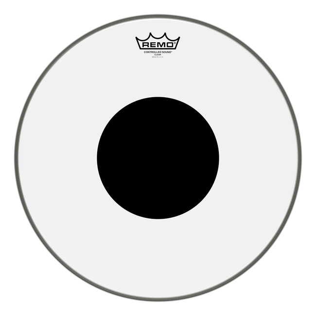 Remo - CS-0316-10- - Batter, Controlled Sound, Clear, 16" Diameter, Black Dot On Top