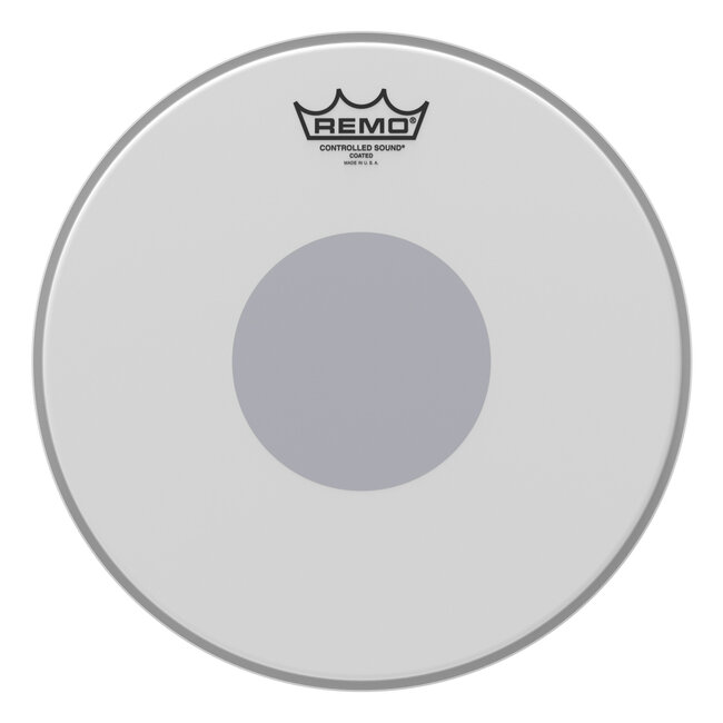 Remo - CS-0112-10- - Batter, Controlled Sound, Coated, 12" Diameter, Black Dot On Bottom