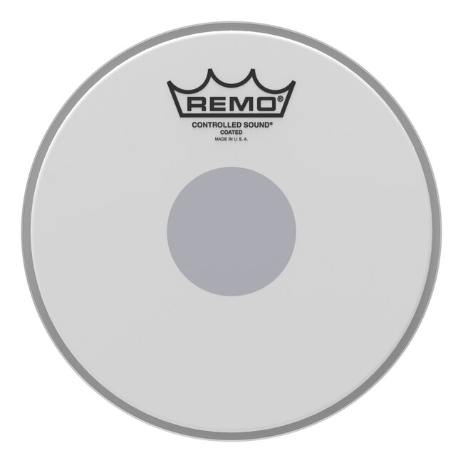 Remo - CS-0108-10- - Batter, Controlled Sound, Coated, 8" Diameter, Black Dot On Bottom