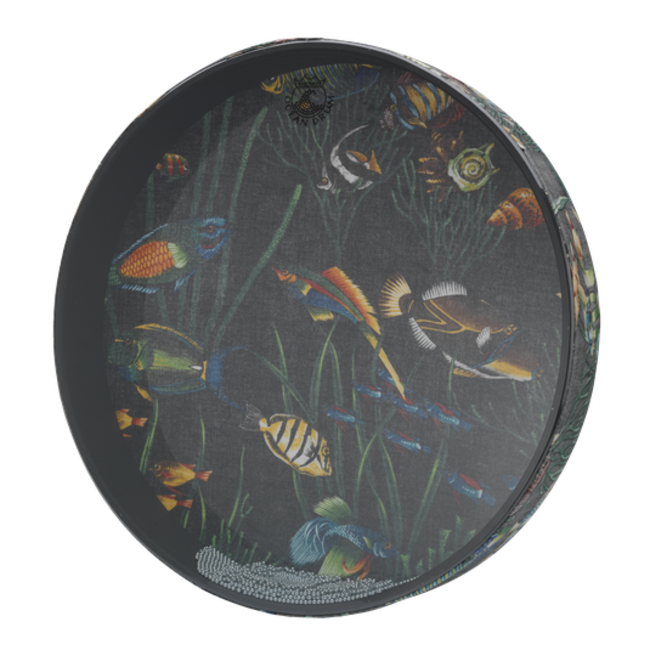 Remo - ET-0216-10- - Ocean Drum, 16" Diameter, 2 1/2" Depth, Fish Graphic
