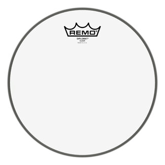 Remo Remo - BD-0310-00- - Batter, Diplomat, Clear, 10" Diameter