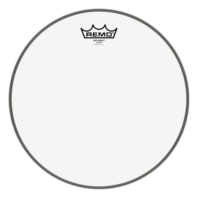 Remo - BD-0312-00- - Batter, Diplomat, Clear, 12" Diameter