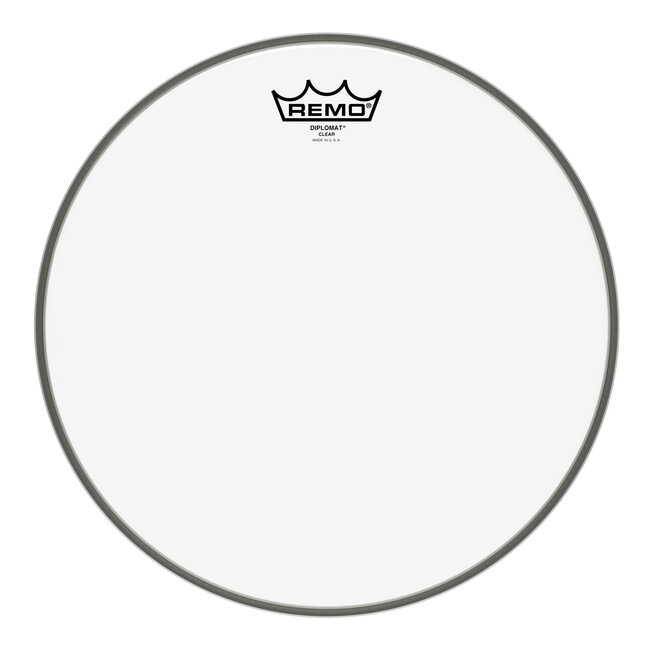 Remo - BD-0313-00- - Batter, Diplomat, Clear, 13" Diameter