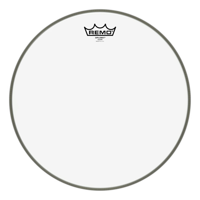 Remo - BD-0314-00- - Batter, Diplomat, Clear, 14" Diameter