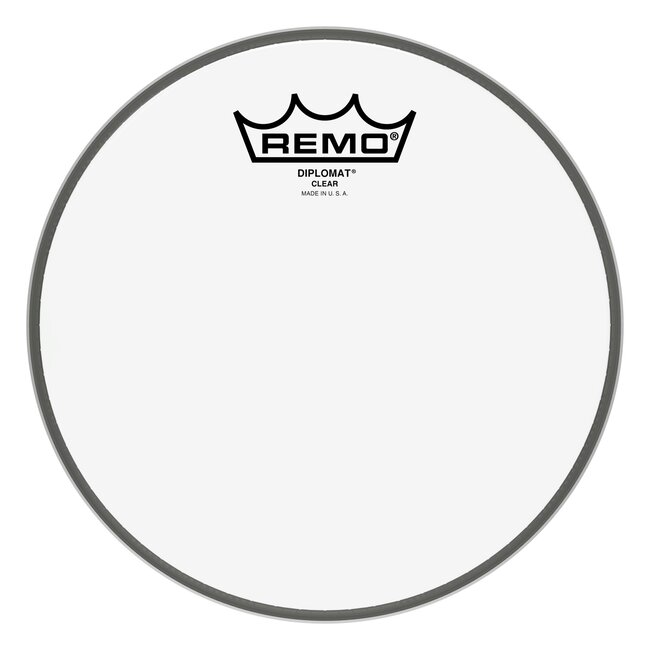 Remo - BD-0308-00- - Batter, Diplomat, Clear, 8" Diameter