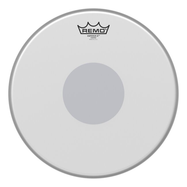 Remo - BX-0113-10- - Batter, Emperor X, Coated, Black Dot Bottom, 13" Diameter