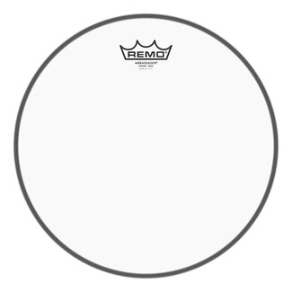 Remo Remo - SA-0312-TD- - Snare Side, Ambassador, Clear, 12" Diameter, Low Collar