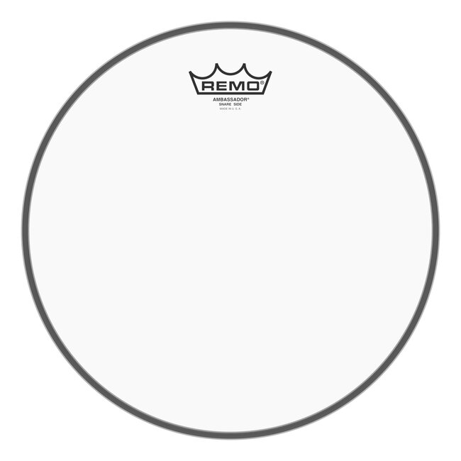 Remo - SA-0312-TD- - Snare Side, Ambassador, Clear, 12" Diameter, Low Collar
